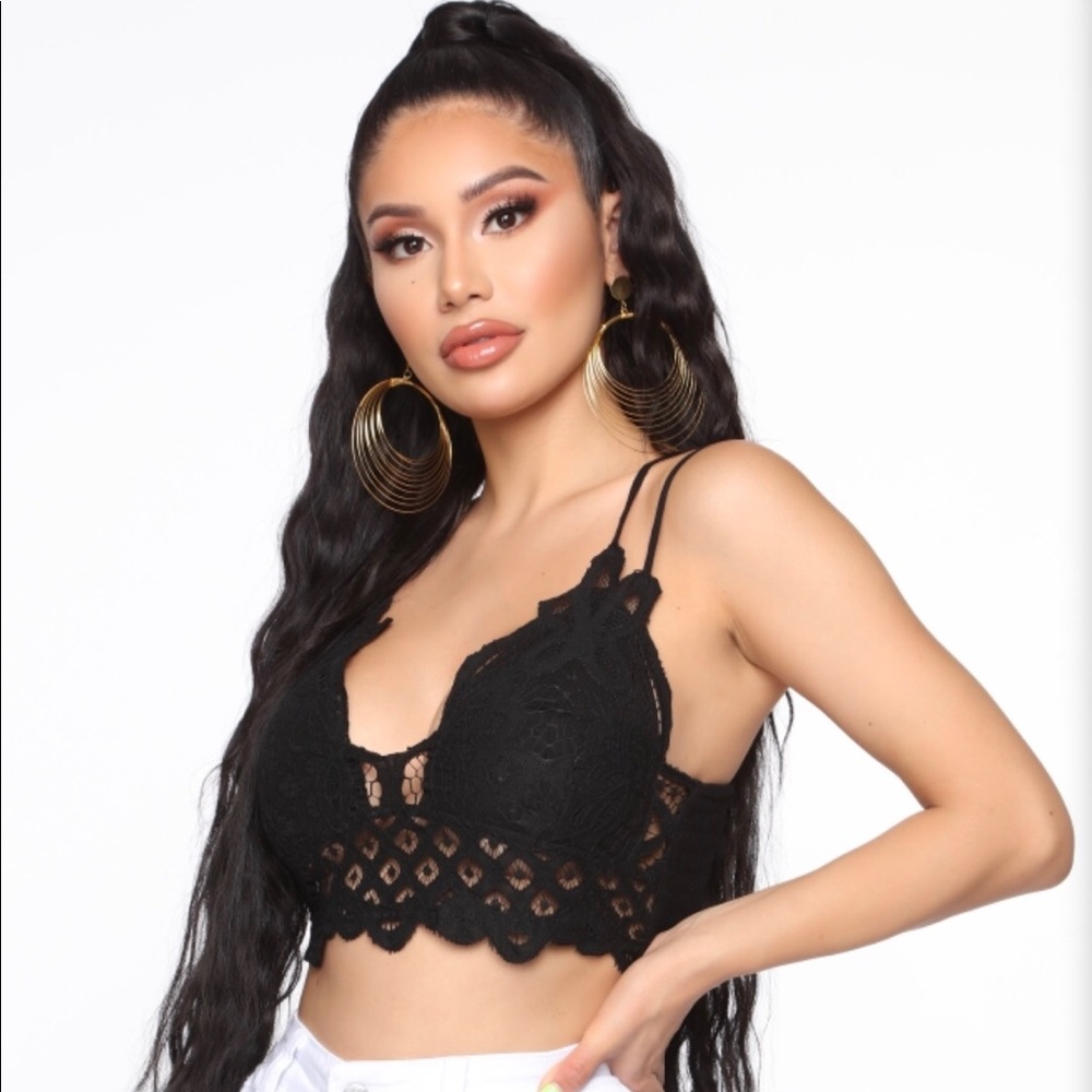 NWT Fashion Nova Sweetner Crochet Crop Top
